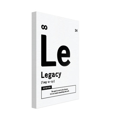 Legacy - Your Bold Essence | Motivational and Inspirational Canvas Wall Art Poster