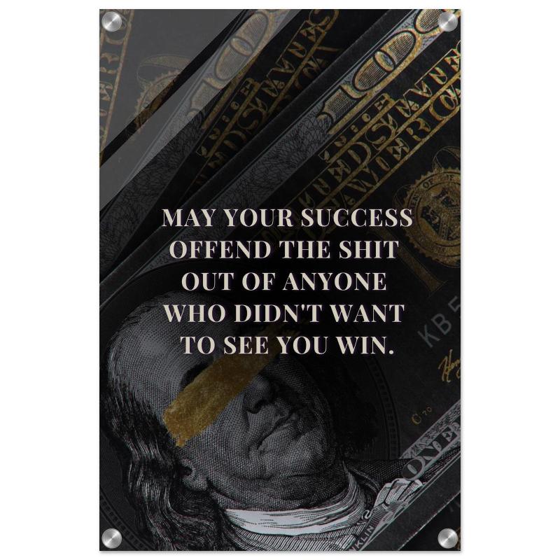 Offend Them with Success (Explicit) Wall Art | YourBoldEssence