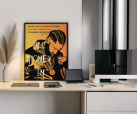 All Money In Nipsey Hussle wall art lifestyle — motivational canvas for entrepreneurs and traders