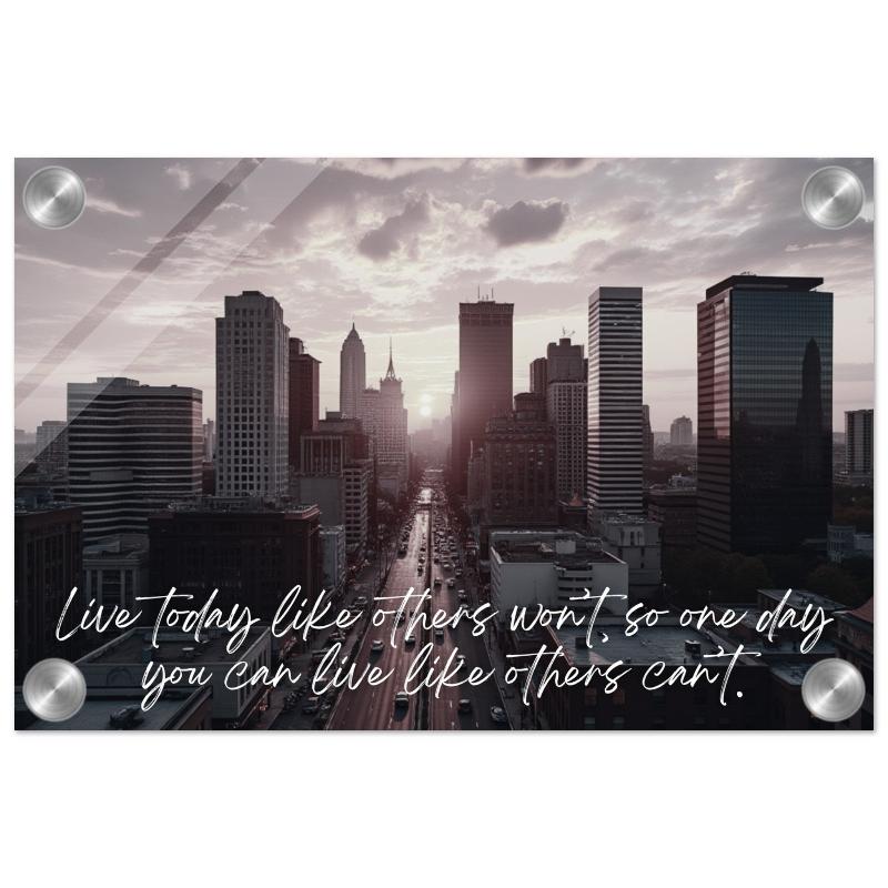 "Live Today" Wall Art | YourBoldEssence