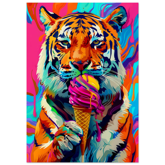 Pop Art Tiger Wall Art | Your Bold Essence