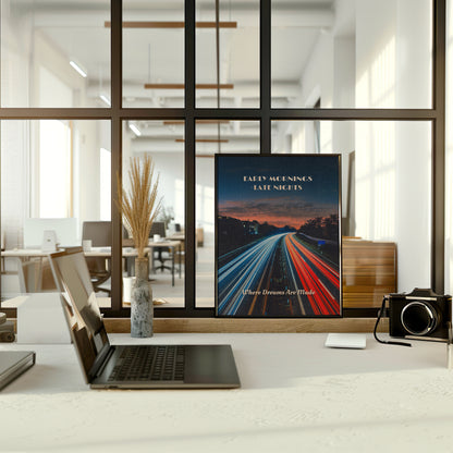 Where Dreams Are Made - Your Bold Essence | Motivational and Inspirational Canvas Wall Art Poster