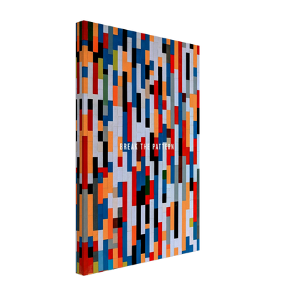 Break the Pattern - Your Bold Essence | Motivational and Inspirational Canvas Wall Art Poster