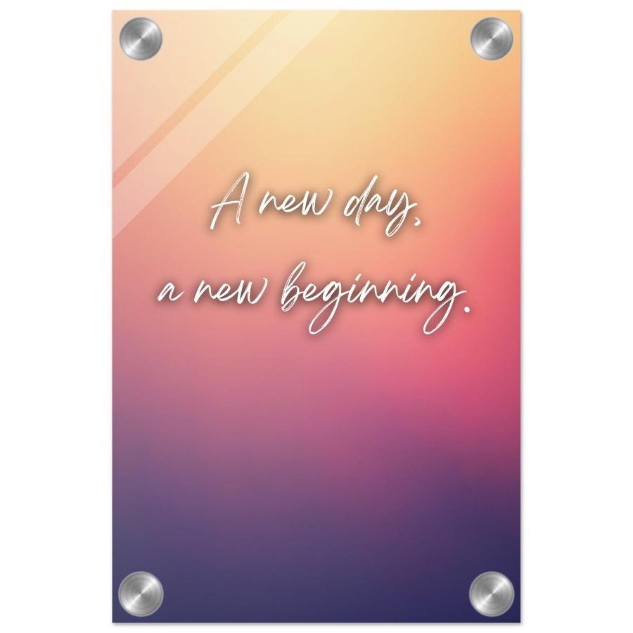 "A New Day" Wall Art | YourBoldEssence