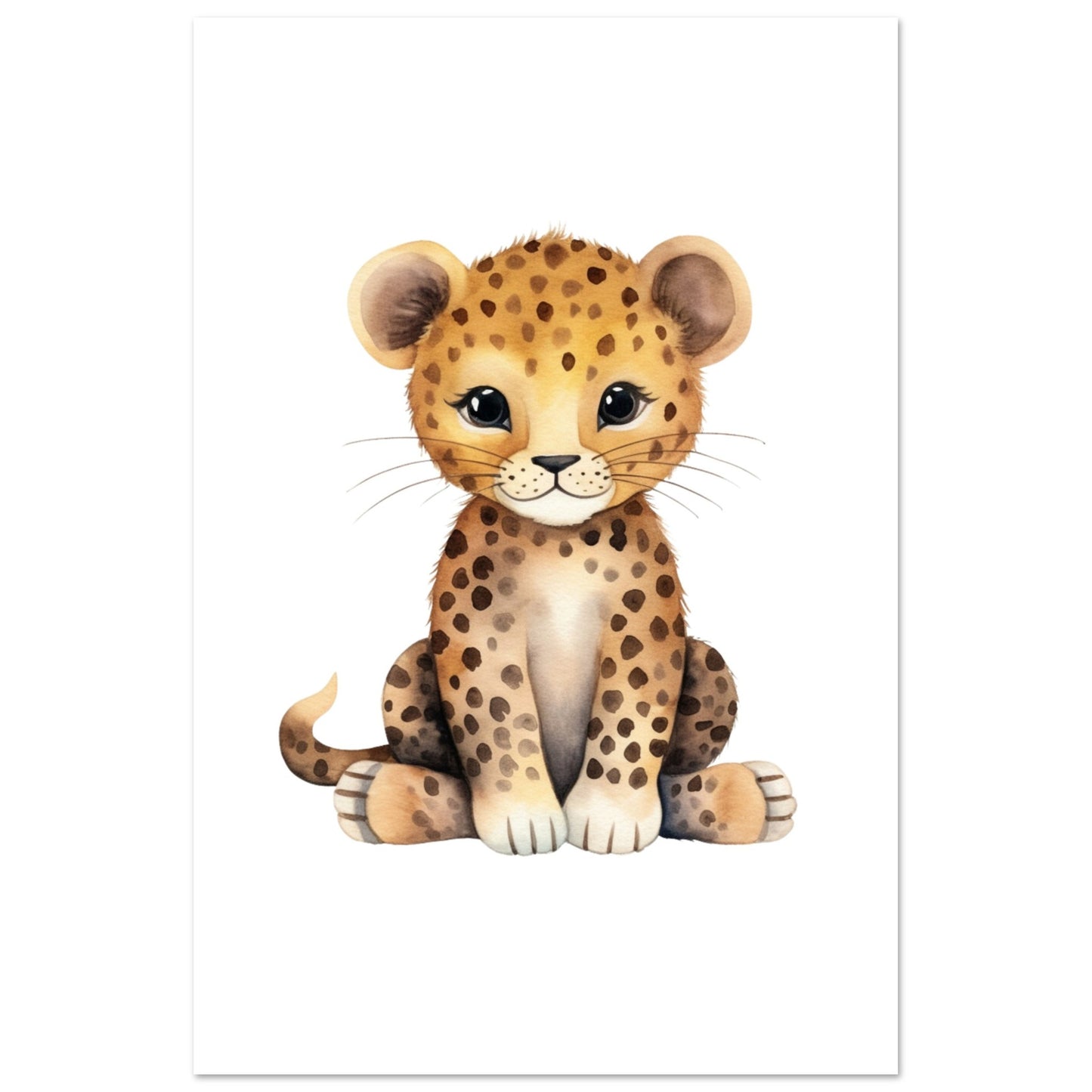 Cheetah Cub Nursery Wall Art | Your Bold Essence