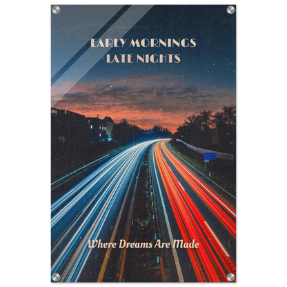 Where Dreams Are Made - Your Bold Essence | Motivational and Inspirational Canvas Wall Art Poster