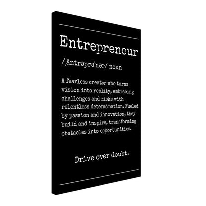 "Entrepreneur" Definition Wall Art |YourBoldEssence