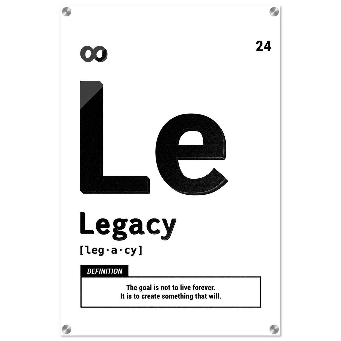 Legacy - Your Bold Essence | Motivational and Inspirational Canvas Wall Art Poster