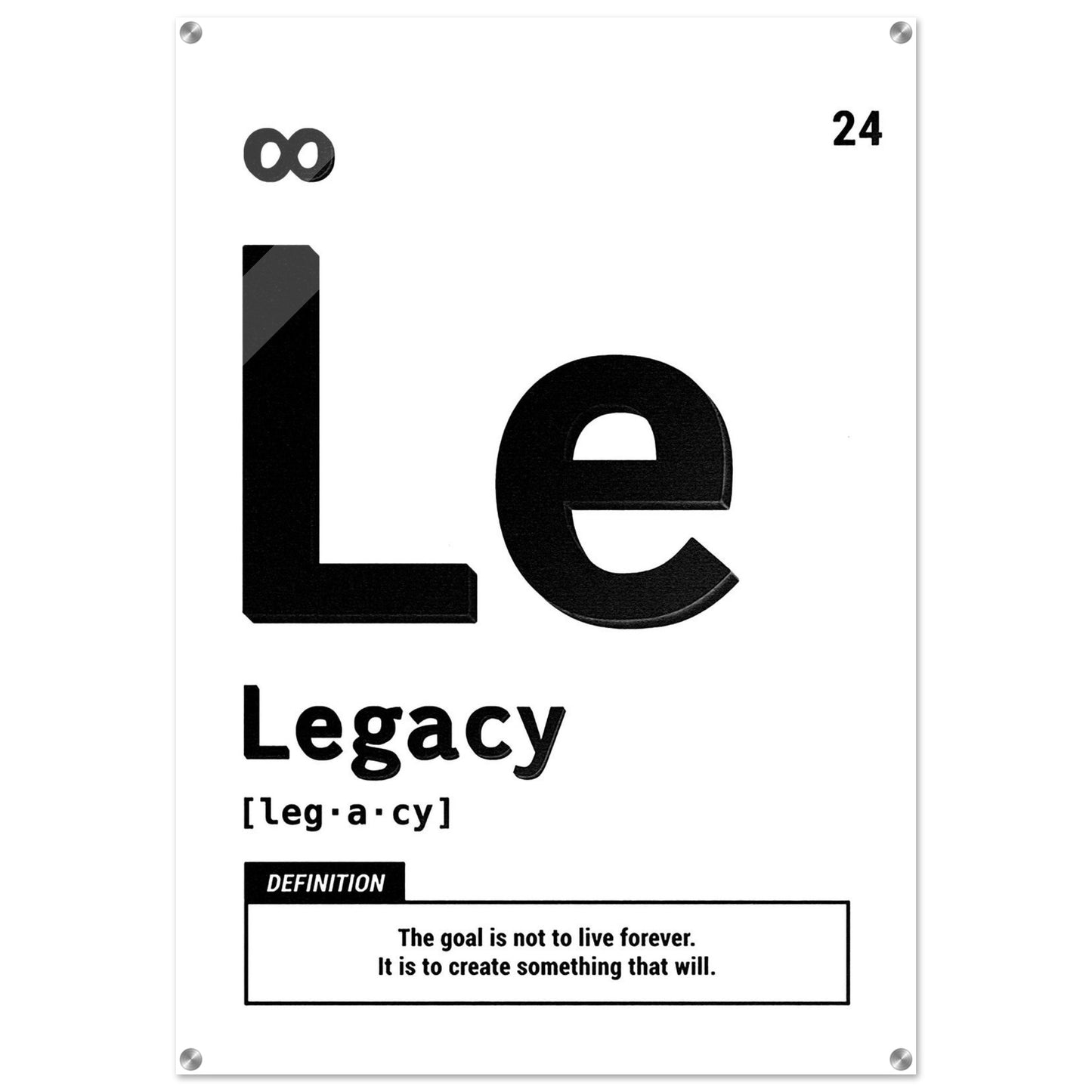 Legacy - Your Bold Essence | Motivational and Inspirational Canvas Wall Art Poster