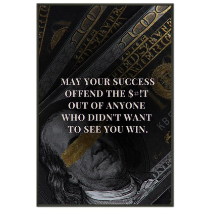 "Offend Them with Success (Censored)" Wall Art | YourBoldEssence