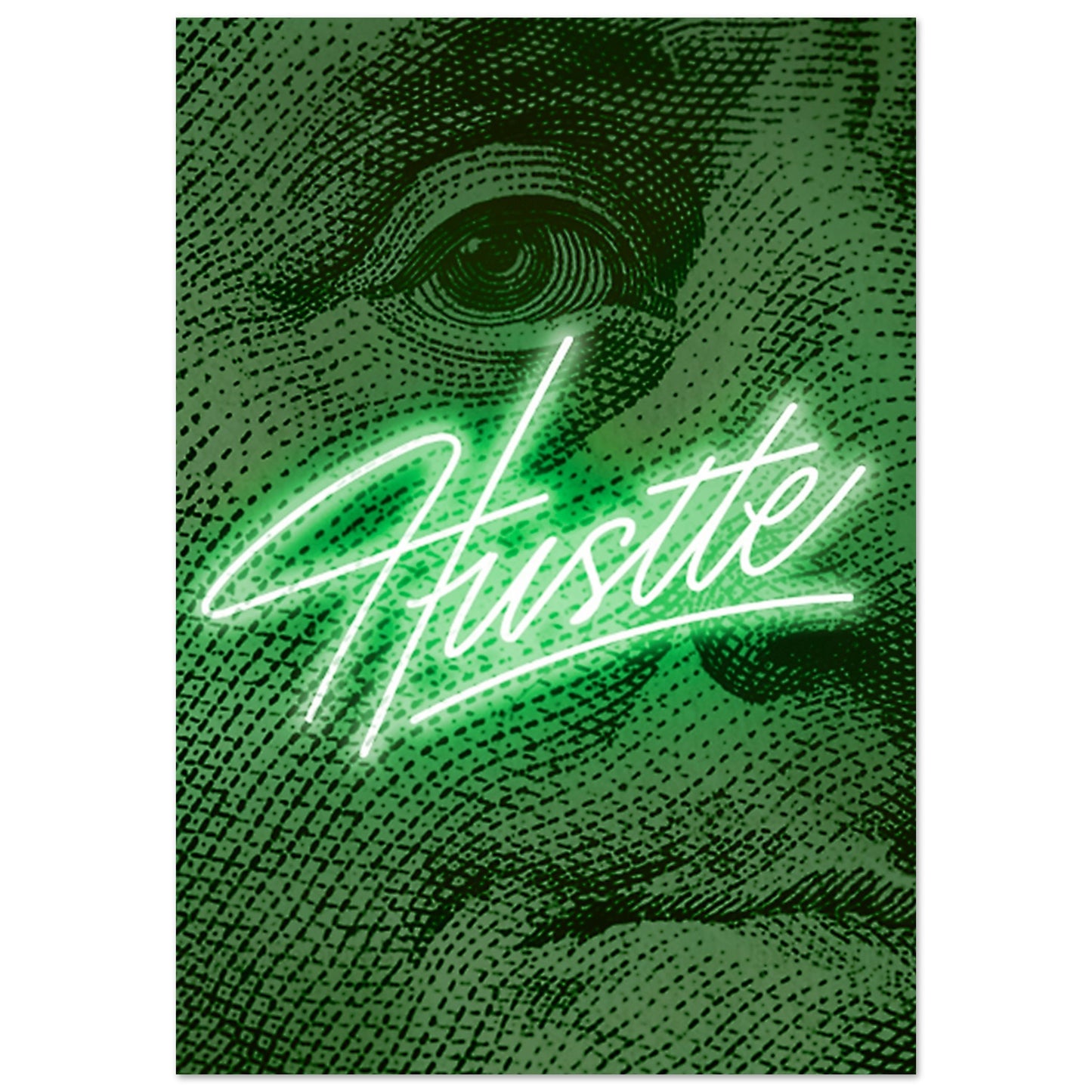 Benjamin Franklin Hustle Wall Art Canvas Poster Your Bold Essence