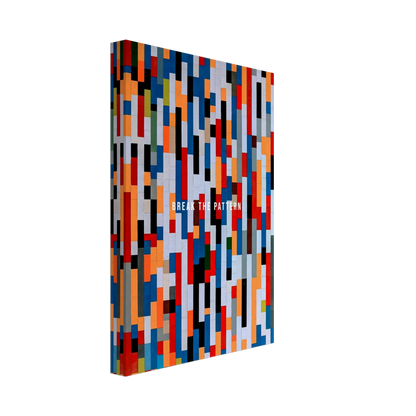 Break the Pattern - Your Bold Essence | Motivational and Inspirational Canvas Wall Art Poster