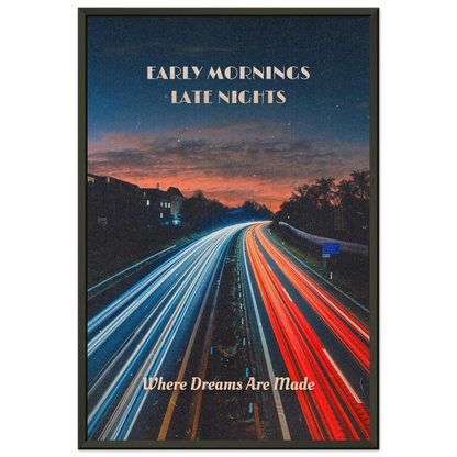 Where Dreams Are Made - Your Bold Essence | Motivational and Inspirational Canvas Wall Art Poster