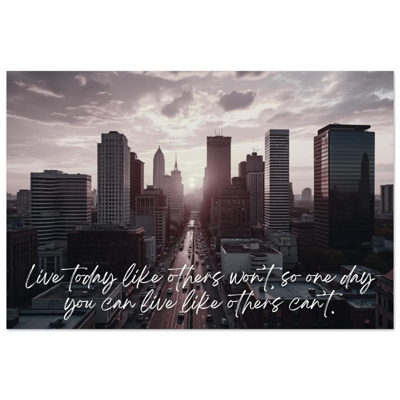 "Live Today" Wall Art | YourBoldEssence