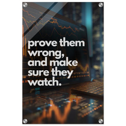 "Prove Them Wrong" Wall Art | YourBoldEssence