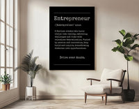 Entrepreneur - Your Bold Essence | Motivational and Inspirational Canvas Wall Art Poster