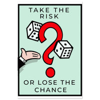 Take the Risk - Your Bold Essence | Motivational and Inspirational Canvas Wall Art Poster