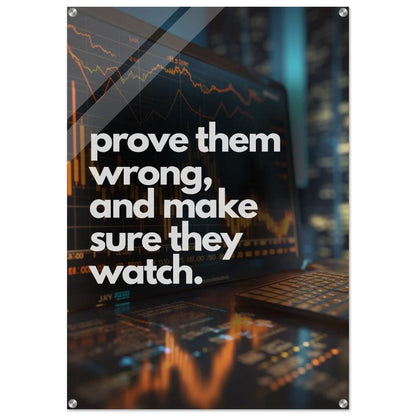 "Prove Them Wrong" Wall Art | YourBoldEssence