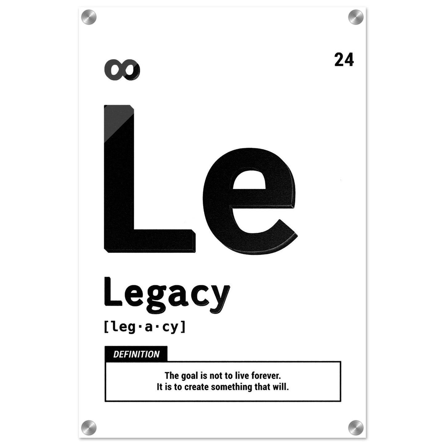 Legacy - Your Bold Essence | Motivational and Inspirational Canvas Wall Art Poster