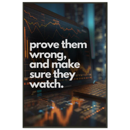 "Prove Them Wrong" Wall Art | YourBoldEssence