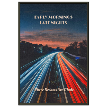 Where Dreams Are Made - Your Bold Essence | Motivational and Inspirational Canvas Wall Art Poster
