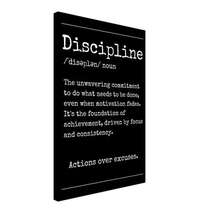 "Discipline" Wall Art | YourBoldEssence