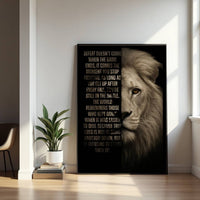 Stand Back Up Wall Art – Premium Canvas & Framed Print