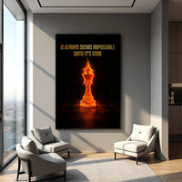 Unstoppable Mindset – Motivational Print for Home Office & Workspace