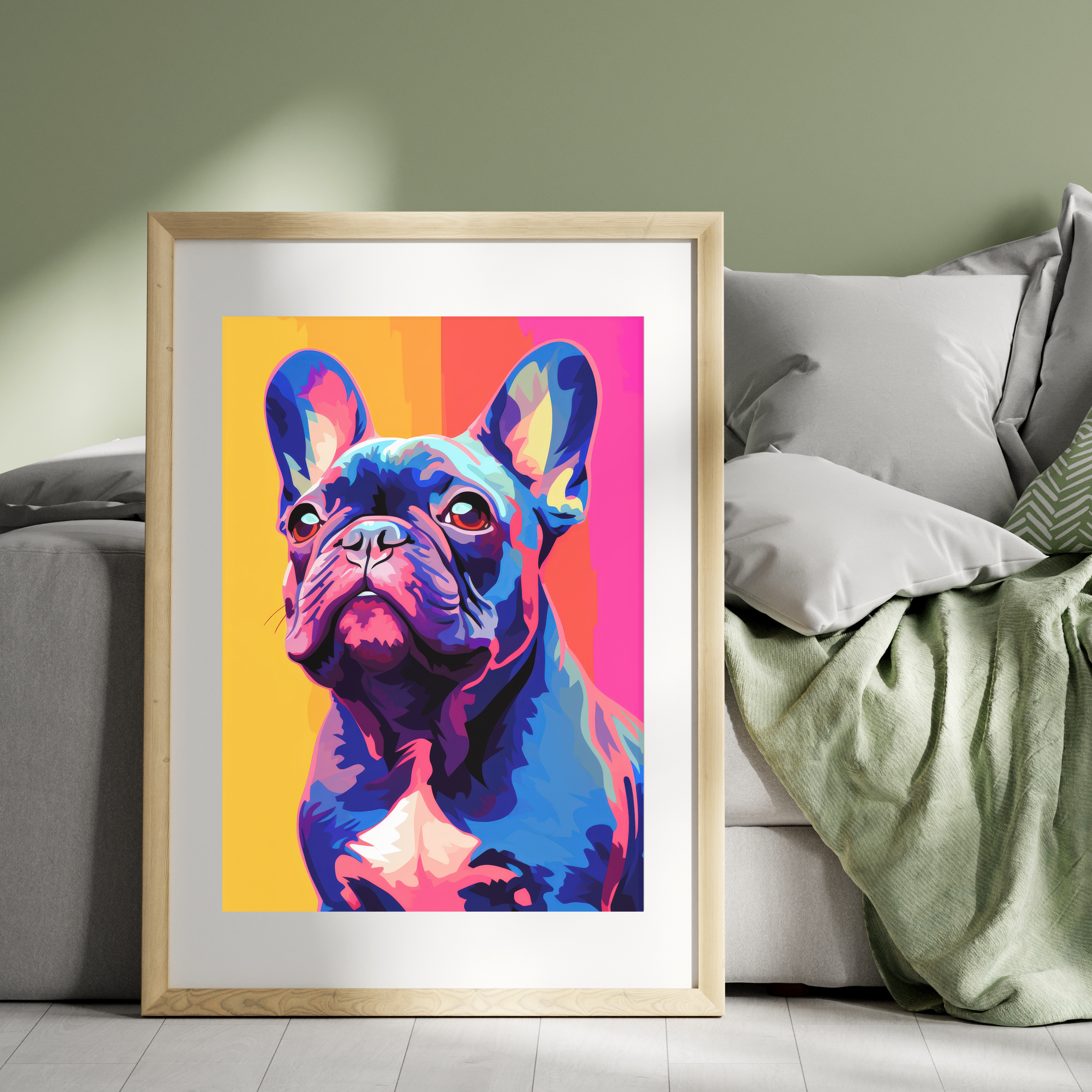 French Bulldog Pop Art | Wall Art | Your Bold Essence