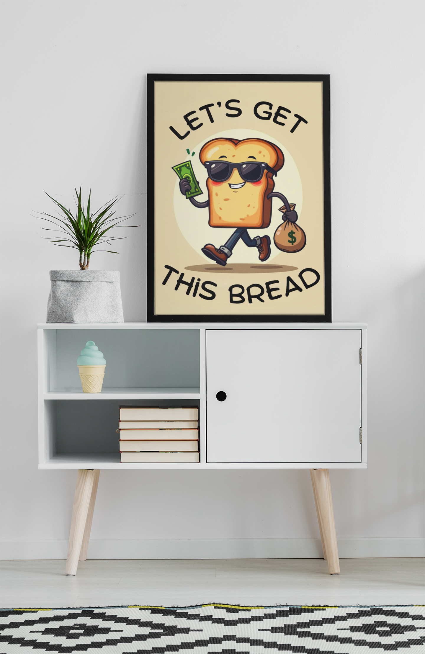 "Get This Bread" Wall Art | YourBoldEssence 