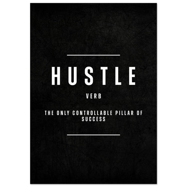 Hustle Definition – Definition Wall Art Print | Your Bold Essence