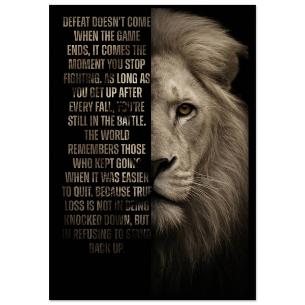 Stand Back Up – Motivational Wall Art Print | Your Bold Essence