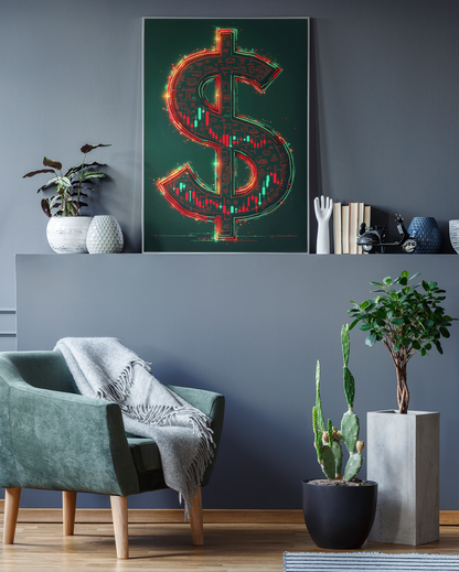 "Money Moves" Wall Art| YourBoldEssence