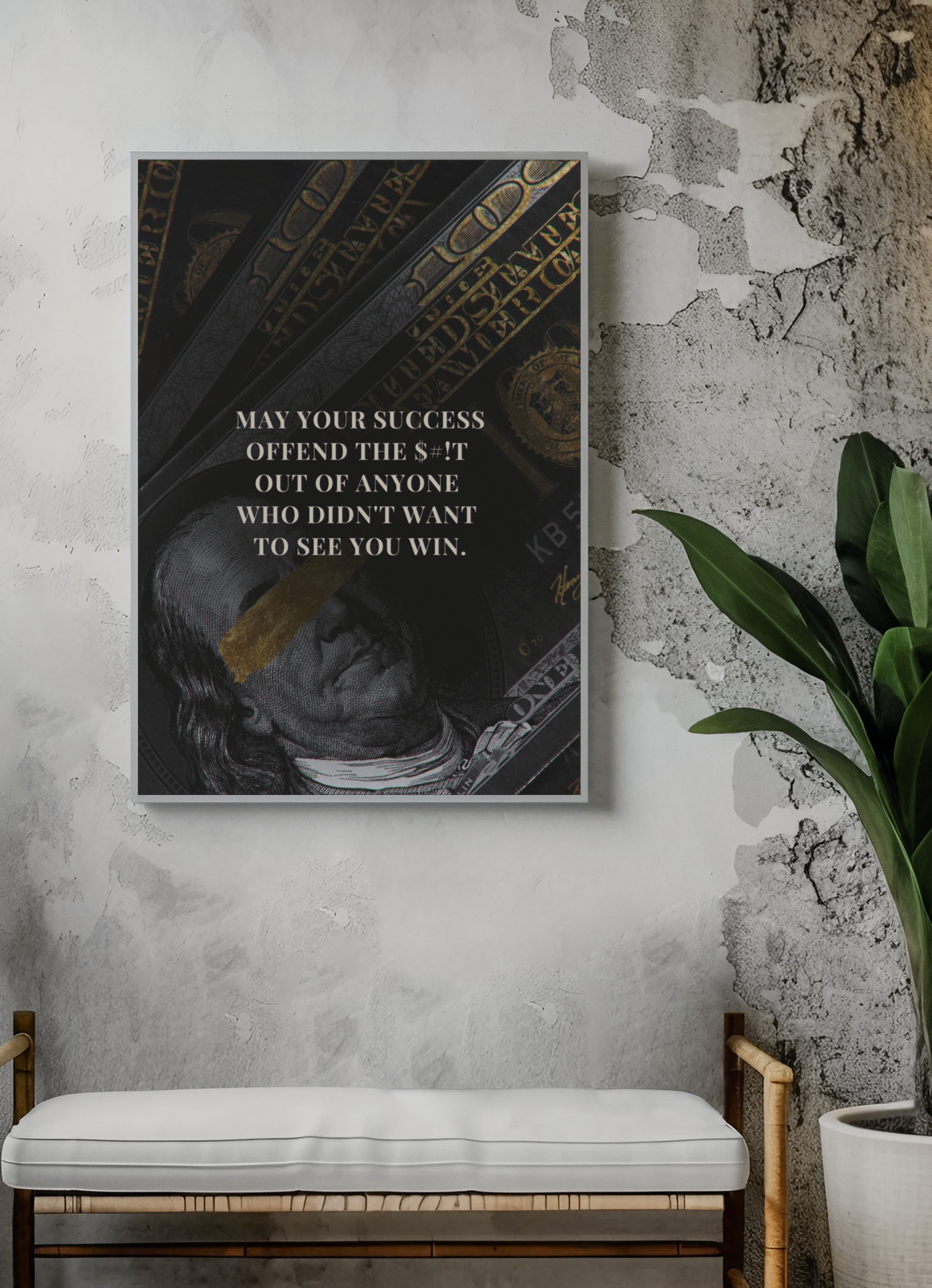 "Offend Them with Success (Censored)" Wall Art | YourBoldEssence