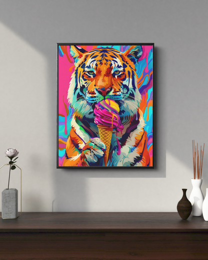 Pop Art Tiger Wall Art | Your Bold Essence