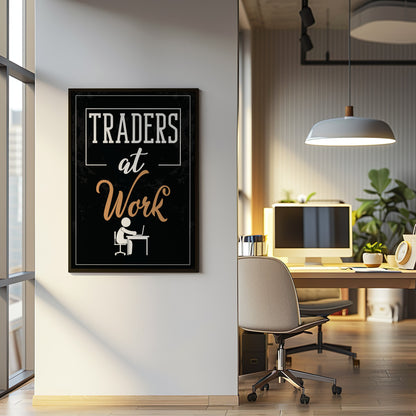 Day Trader Canvas Poster for Motivation Your Bold Essence