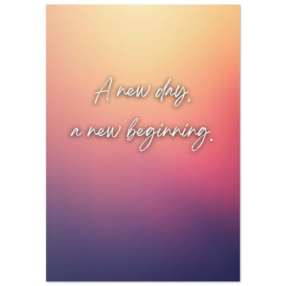 "A New Day" Wall Art | YourBoldEssence