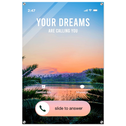 Answer the Call - Your Bold Essence | Motivational and Inspirational Canvas Wall Art Poster