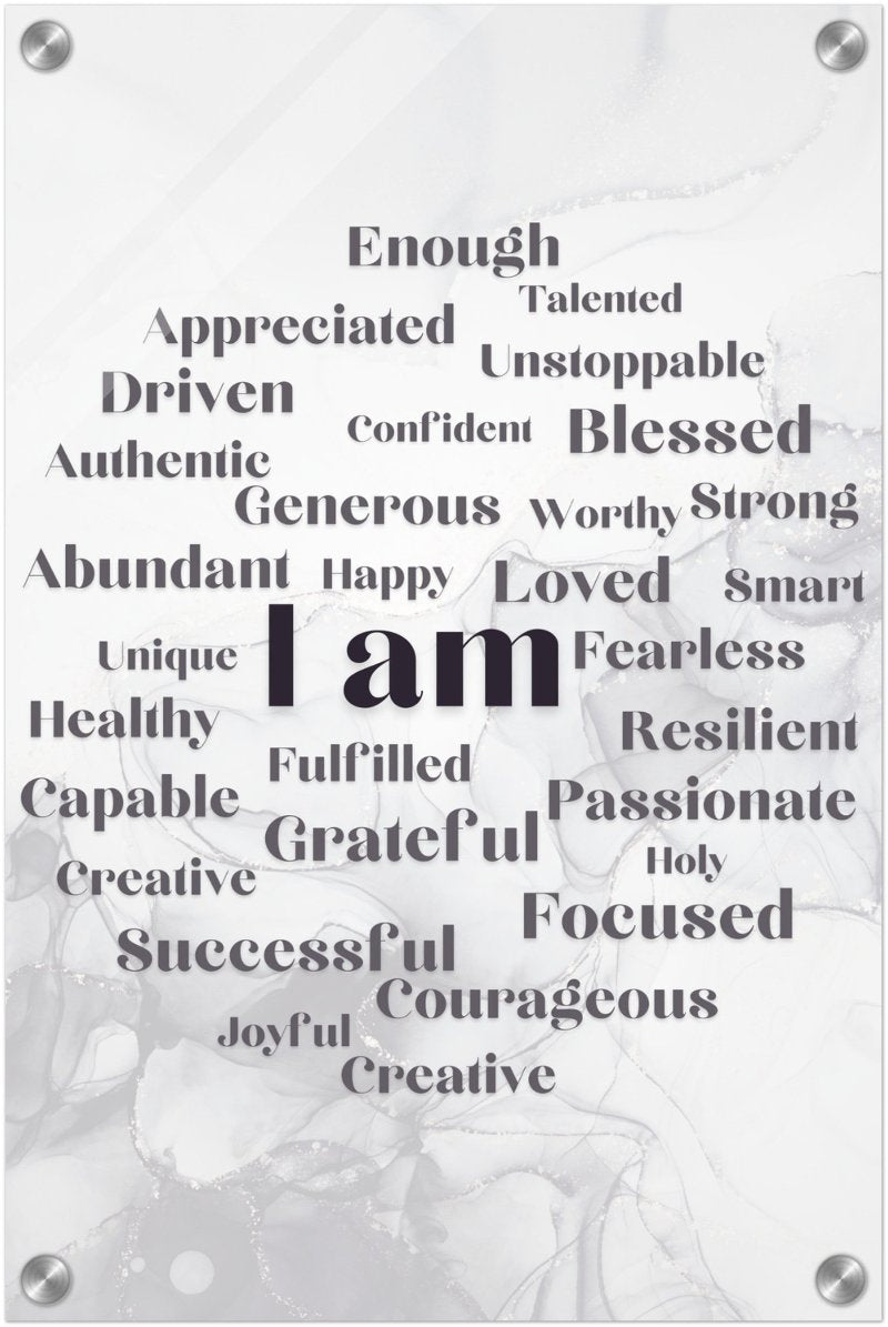 "I Am" Affirmation Wall Art | YourBoldEssence