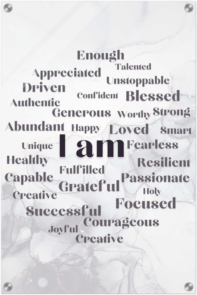 "I Am" Affirmation Wall Art | YourBoldEssence