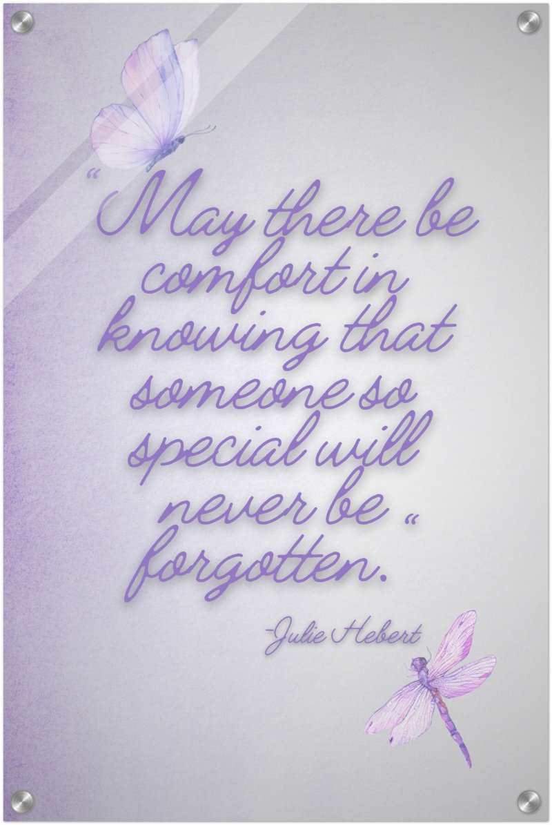 "Never Forgotten" Wall Decor | YourBoldEssence