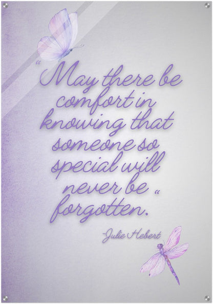 "Never Forgotten" Wall Decor | YourBoldEssence