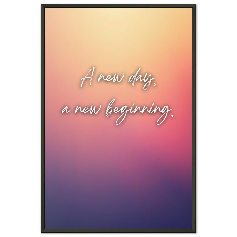 "A New Day" Wall Art | YourBoldEssence