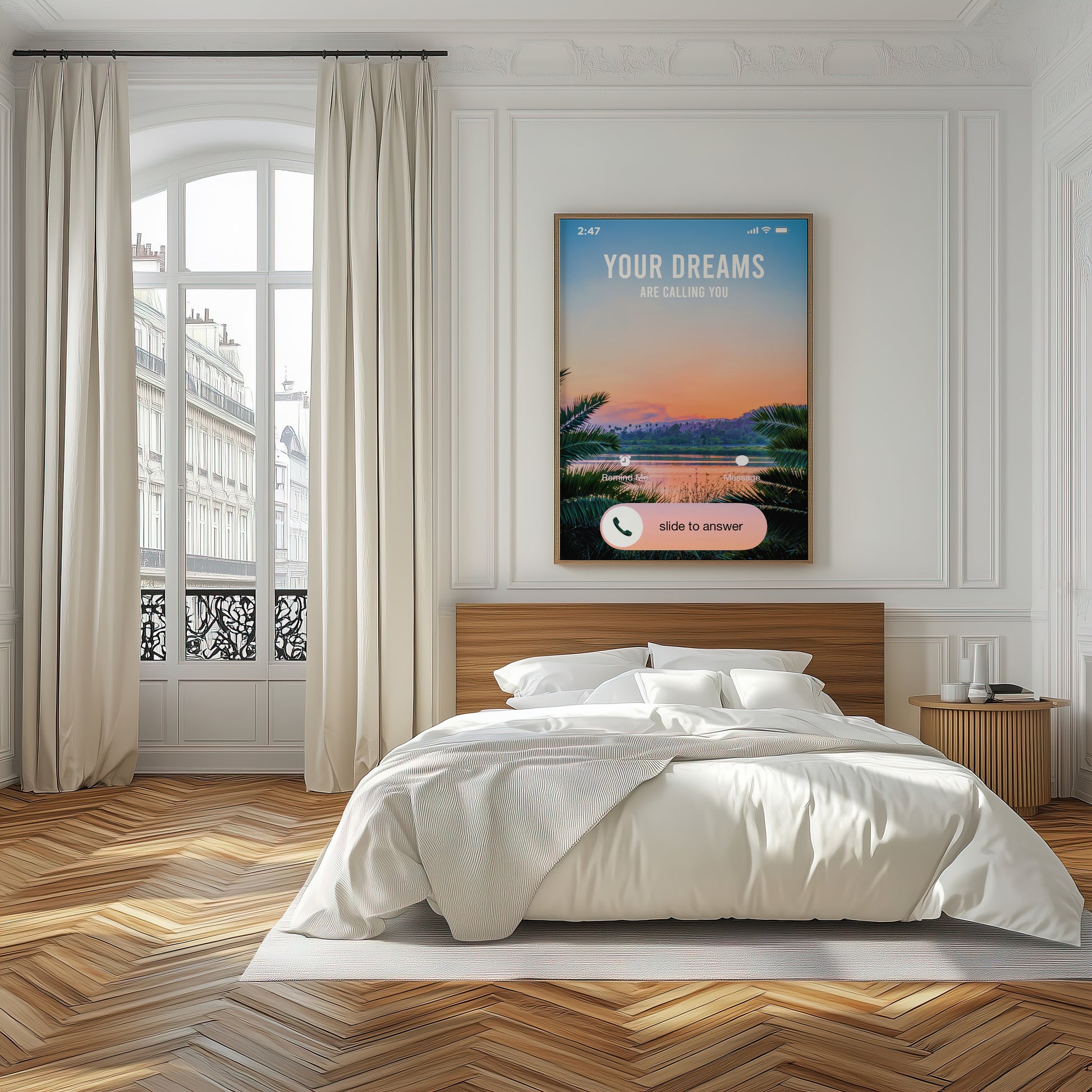 Answer the Call - Your Bold Essence | Motivational and Inspirational Canvas Wall Art Poster