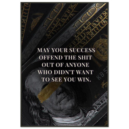 Offend Them with Success (Explicit) Wall Art | YourBoldEssence