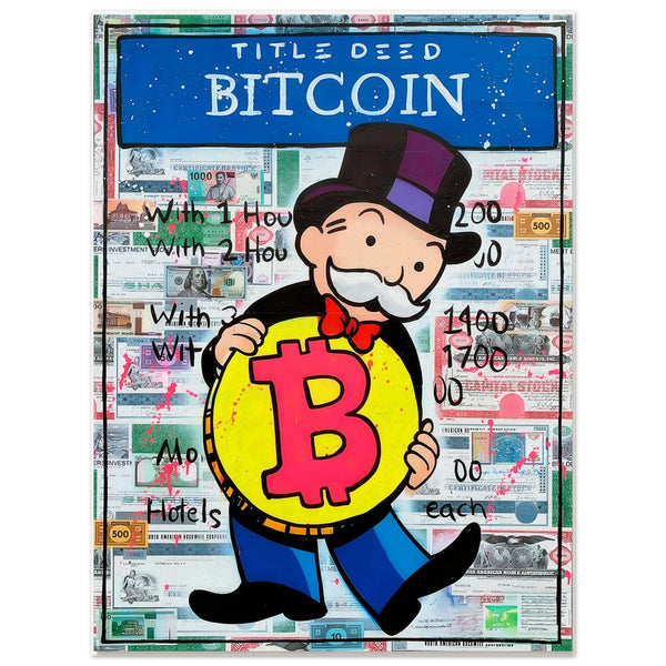 Crypto Capitalism - Your Bold Essence | Motivational and Inspirational Canvas Wall Art Poster