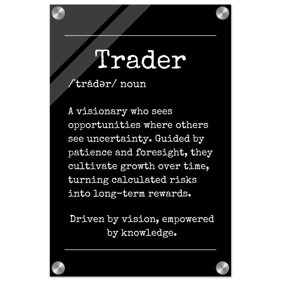 "Trader" Wall Art | YourBoldEssence