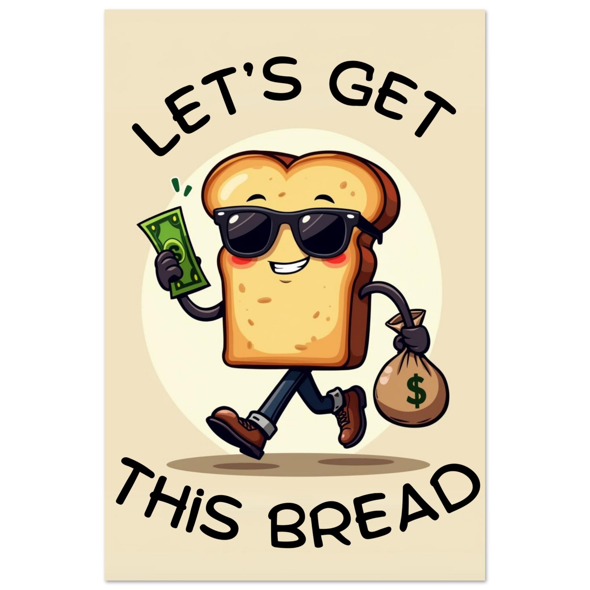 Get This Bread - Your Bold Essence | Motivational and Inspirational Canvas Wall Art Poster
