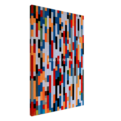 Break the Pattern - Your Bold Essence | Motivational and Inspirational Canvas Wall Art Poster