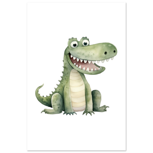 Baby Alligator Nursery Wall Art, Your Bold Essence